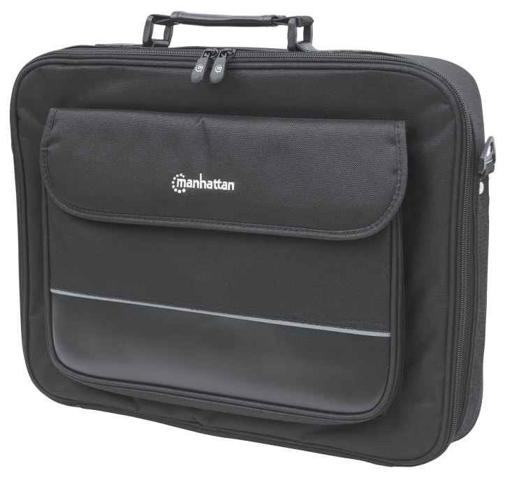 Manhattan 421560 laptop case 17" Briefcase Black