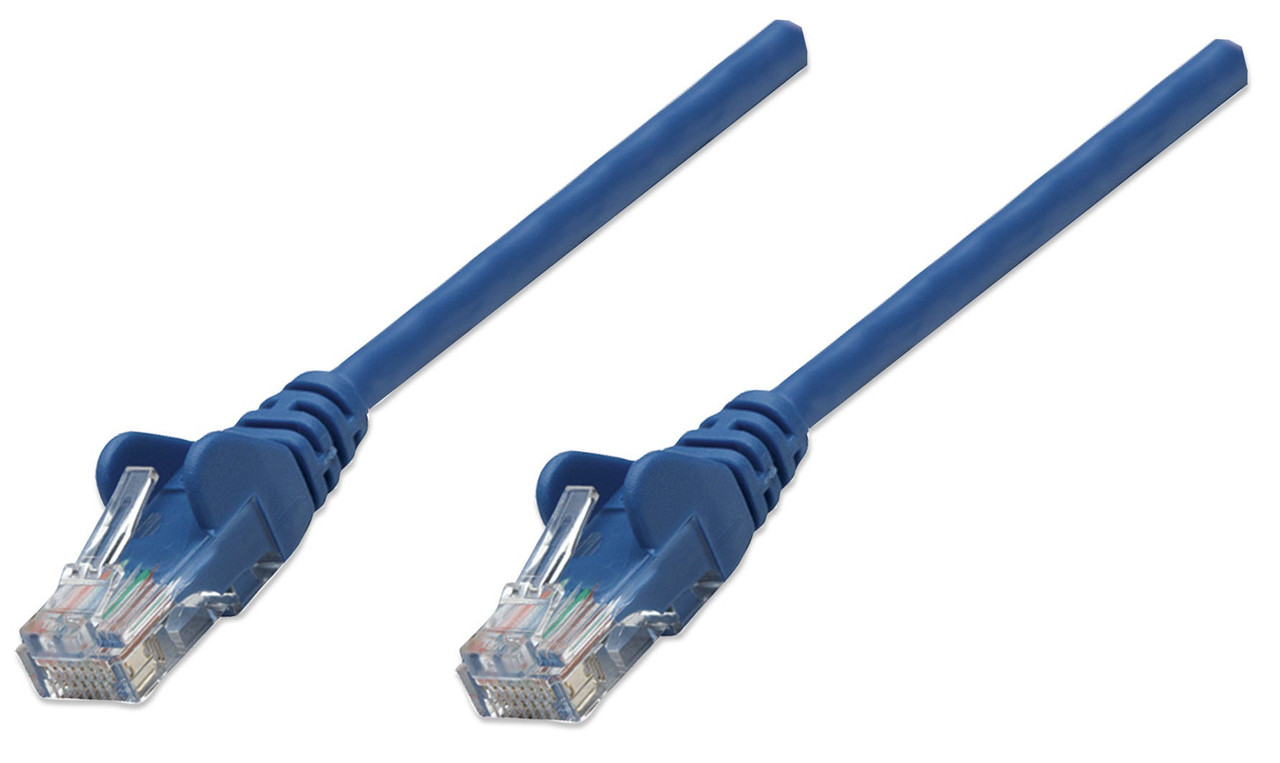 Intellinet 15m Cat6 networking cable Blue 590.6" (15 m) U/UTP (UTP) - 342438