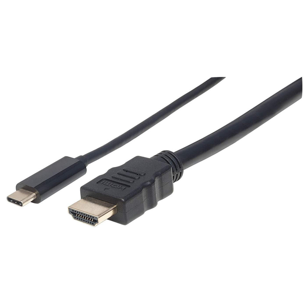 Manhattan 152235 video cable adapter 39.4" (1 m) USB Type-C HDMI Type A (Standard) Black