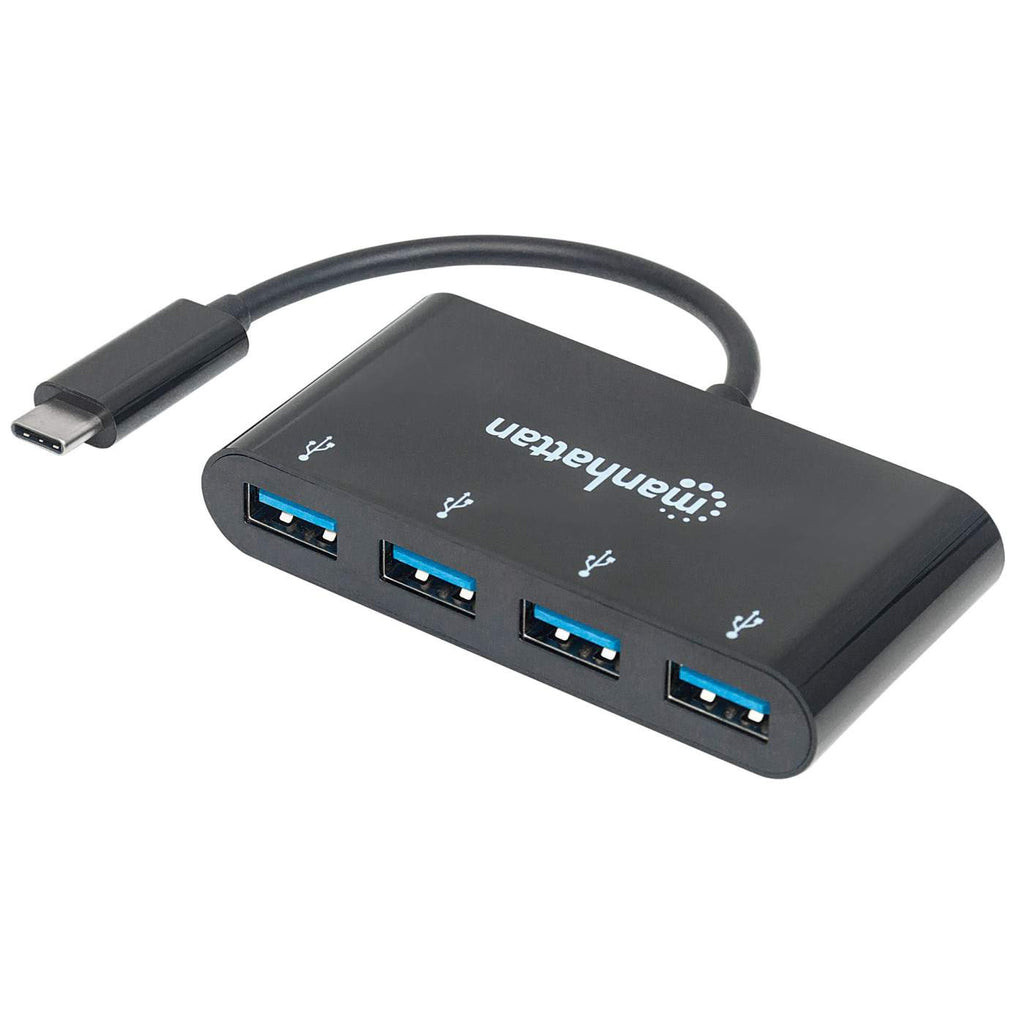Manhattan 162746 laptop dock/port replicator USB 3.2 Gen 1 (3.1 Gen 1) Type-C Black