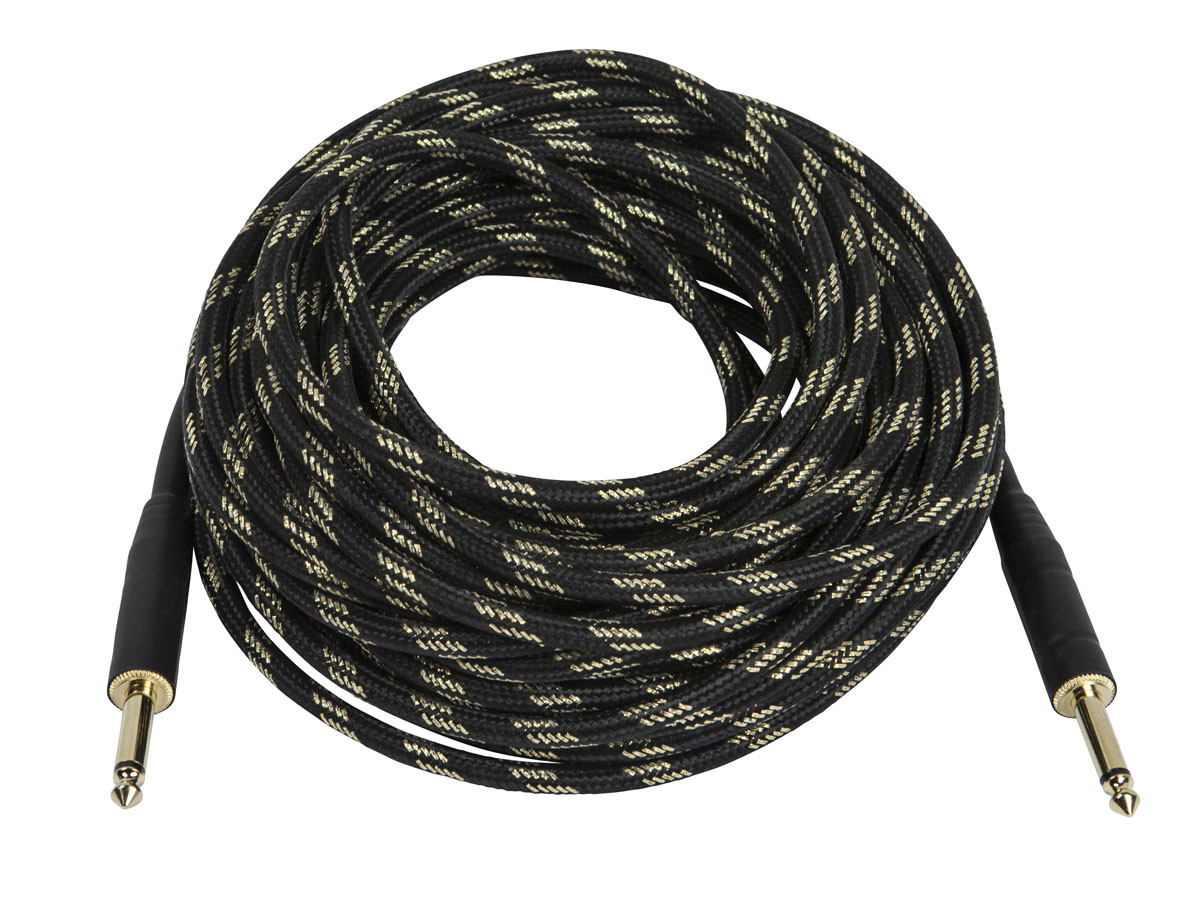 Monoprice 601450 audio cable 600" (15.2 m) 6.35mm TS Black, Gold