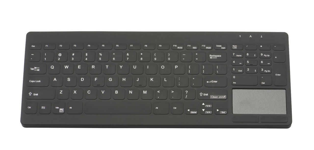 TG3 Electronics KBA-CK95-BRBN-US keyboard Medical Bluetooth QWERTY US English Black