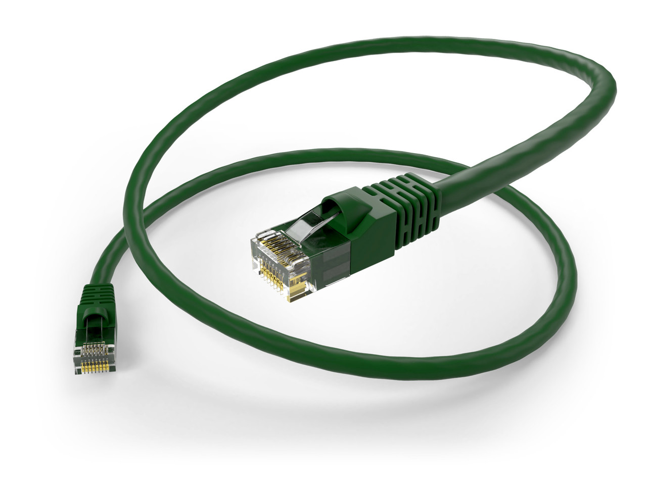 UNC PC6-100F-GRN-S networking cable Green 1200" (30.5 m) Cat6