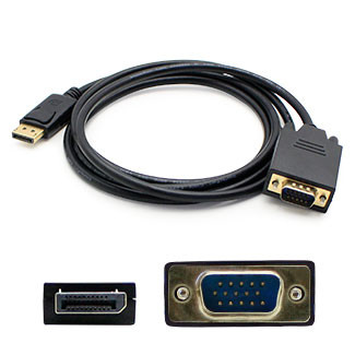 AddOn Networks DisplayPort / VGA 1.82m 5 Pack 71.7" (1.82 m) VGA (D-Sub) Black - DISPLAYPORT2VGA6F-5PK