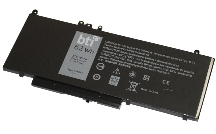 BTI 451-BBUN- industrial rechargeable battery Lithium Polymer (LiPo) 8150 mAh 7.6 V - 451-BBUN-BTI