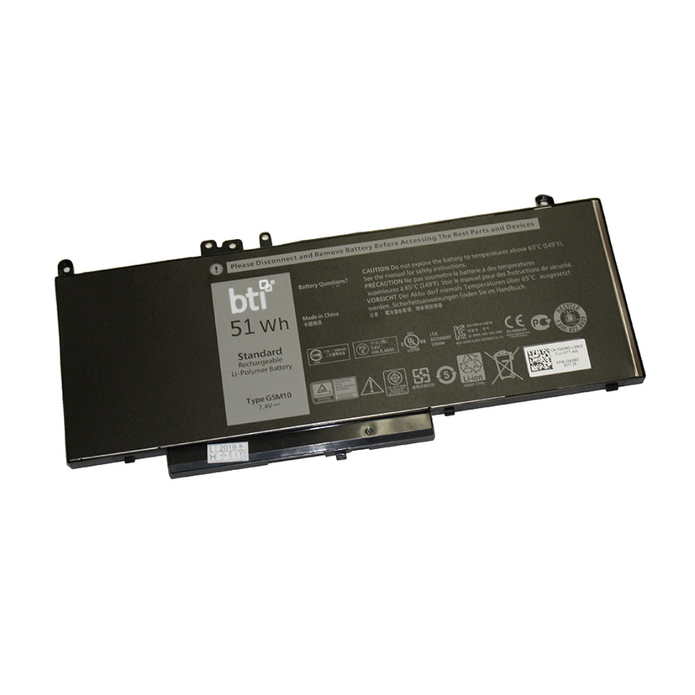 BTI 451-BBLK- industrial rechargeable battery Lithium Polymer (LiPo) 6890 mAh 7.4 V - 451-BBLK-BTI