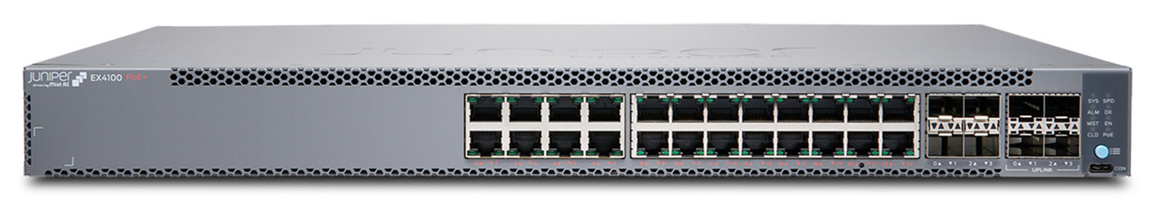 Juniper EX4100-24T network switch Unmanaged Power over Ethernet (PoE) 1U Gray
