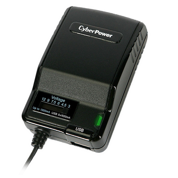 CyberPower CPUAC1U1300 power adapter/inverter Indoor Black