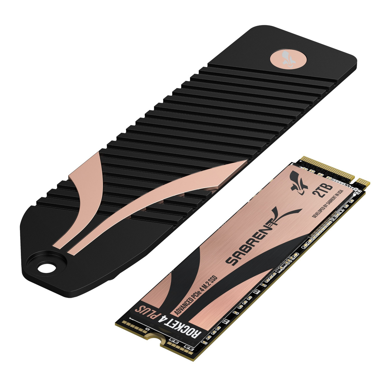 Sabrent SB-RKT4P-PSHS-2TB internal solid state drive M.2 PCI Express 4.0 TLC NVMe