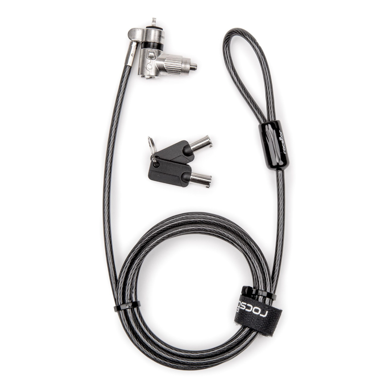 Rocstor Y1RB034-B1 cable lock Black 78.7" (2 m)