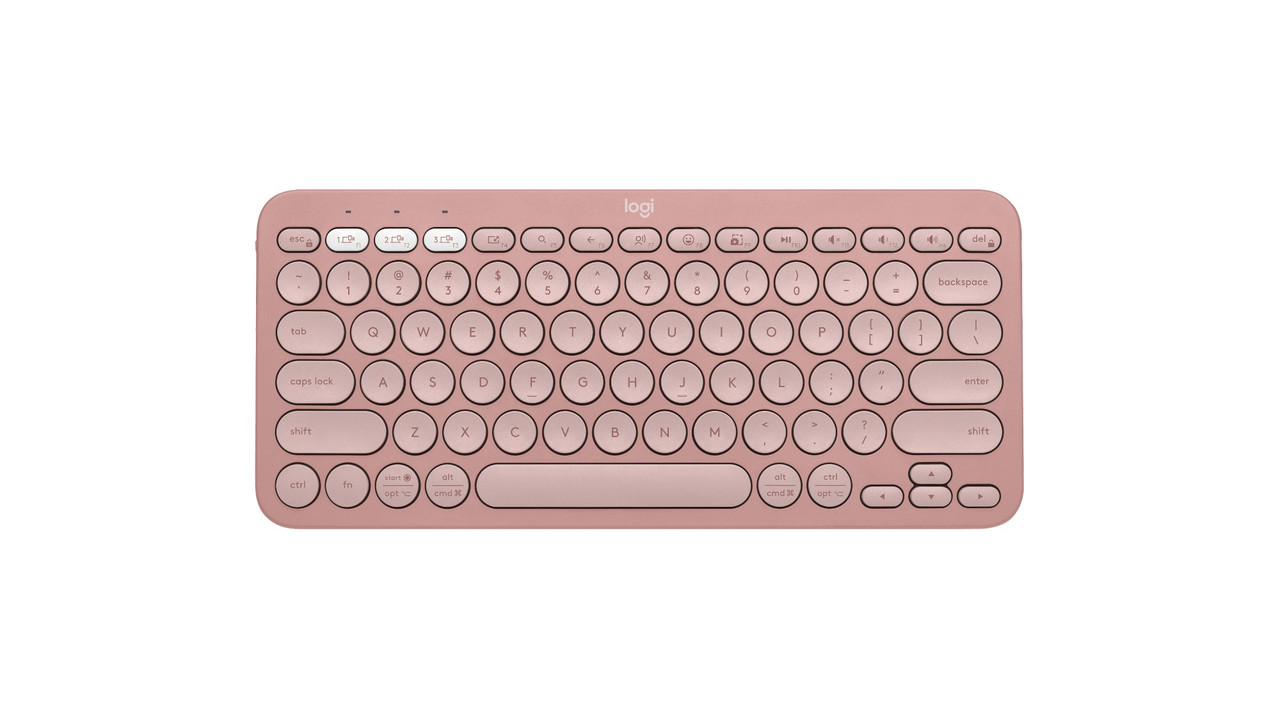 Logitech Pebble Keys 2 K380s keyboard Universal Bluetooth QWERTY English Rose - 920-011777