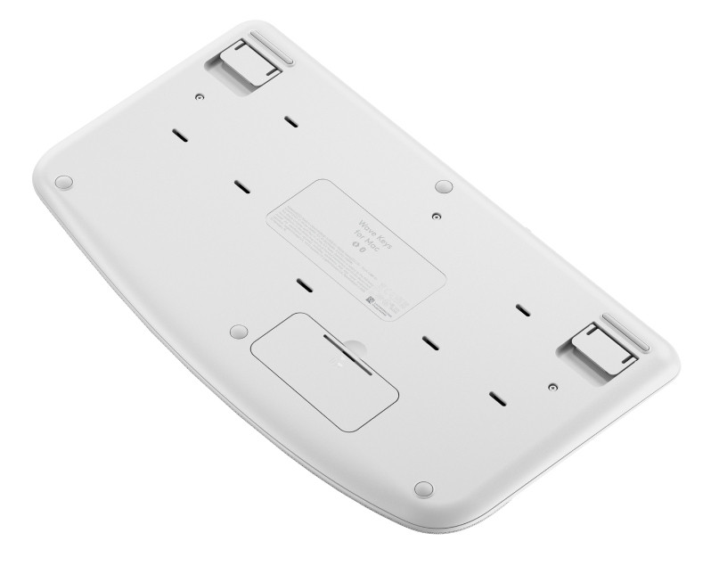 Logitech Wave Keys for Mac keyboard Universal RF Wireless + Bluetooth QWERTY English White - 920-012402