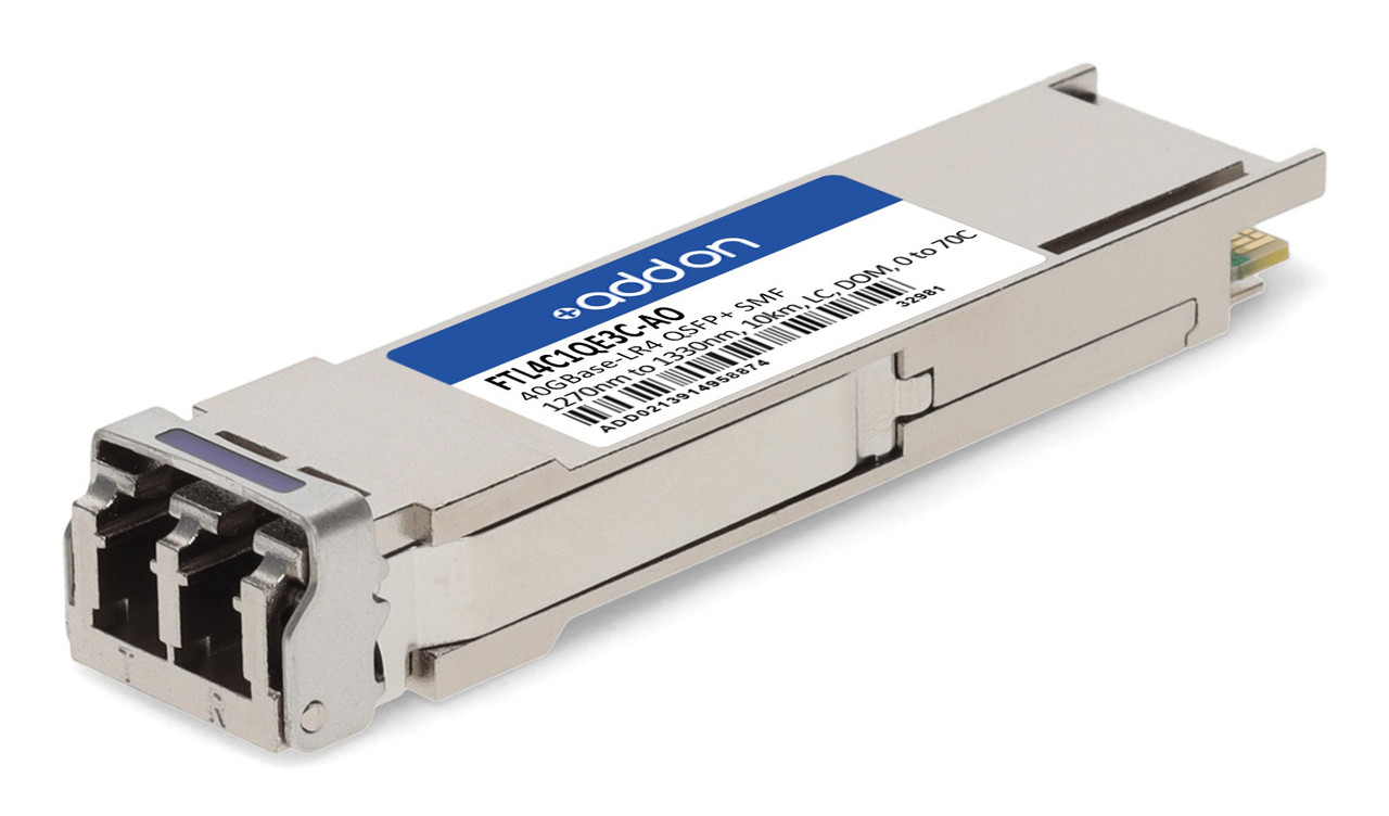 AddOn Networks FTL4C1QE3C-AO network transceiver module Fiber optic 40000 Mbit/s QSFP+