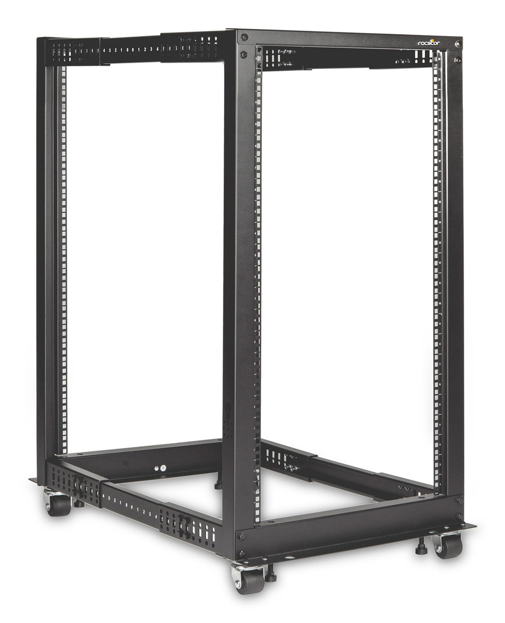 Rocstor Y10E072-B1 rack cabinet 22U Freestanding rack Black