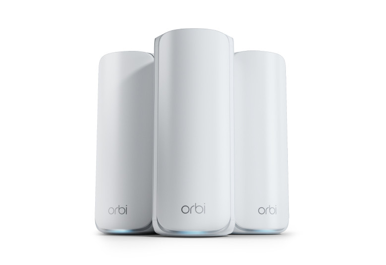 NETGEAR Orbi 770 Tri-band (2.4 GHz / 5 GHz / 6 GHz) Wi-Fi 7 (802.11be) White 7 Internal - RBE773-100NAS
