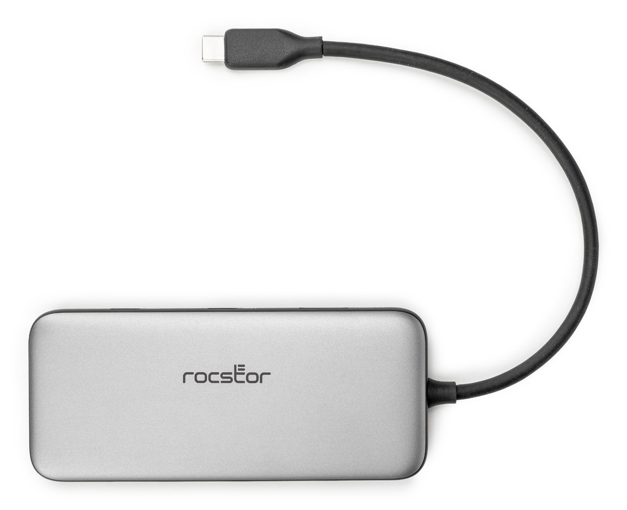 Rocstor Y10A320-S1 interface hub USB Type-C 10000 Mbit/s Gray