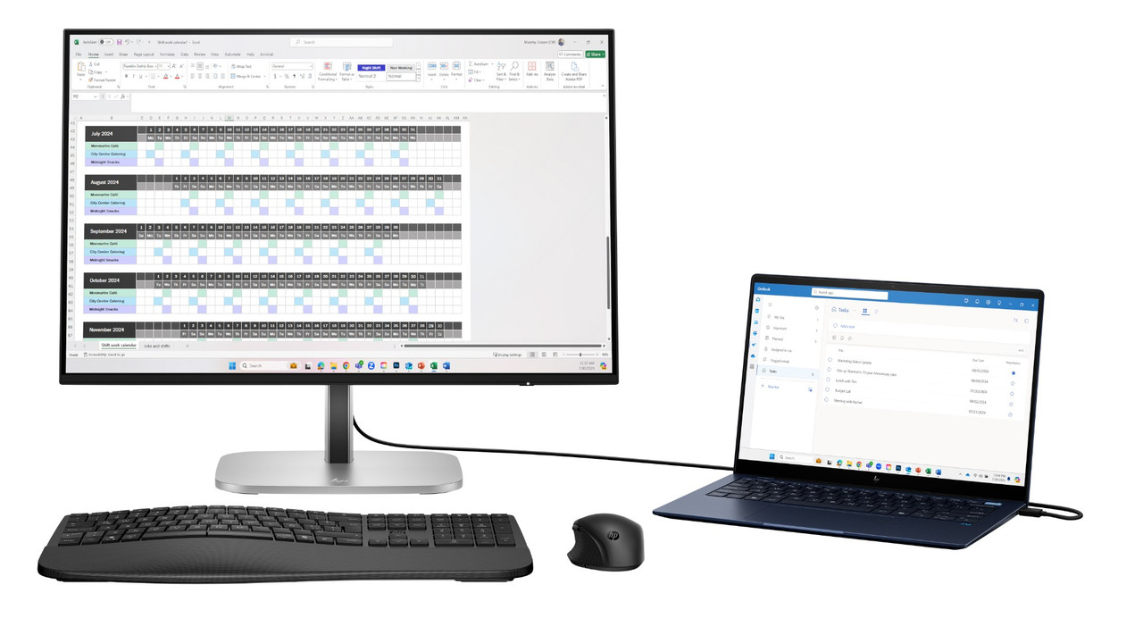 HP Series 5 Pro 24 inch WUXGA Monitor - 524pn - 9D9A7AA#ABA
