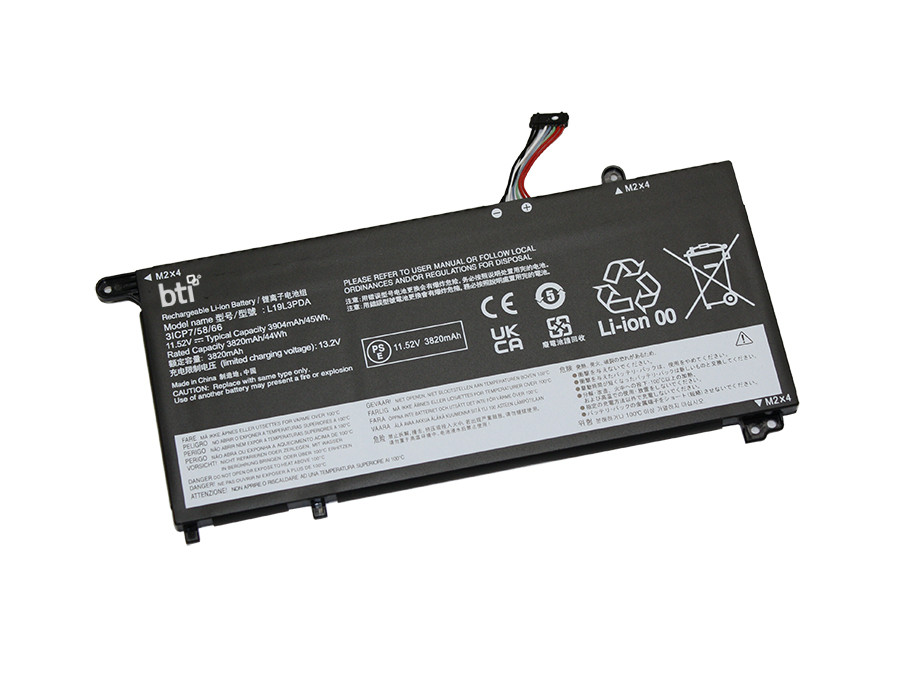 BTI 5B10Z21197- industrial rechargeable battery Lithium-Ion (Li-Ion) 3800 mAh 11.58 V - 5B10Z21197-BTI