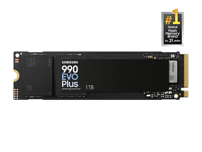Samsung 990 EVO Plus 1 TB M.2 PCI Express 4.0 NVMe V-NAND TLC - MZ-V9S1T0B/AM