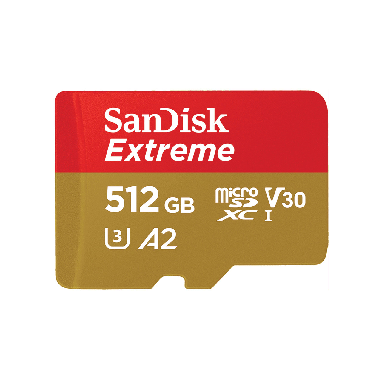 SanDisk Extreme 512 GB MicroSDHC UHS-I Class 10 - SDSQXAV-512G-GN6MA