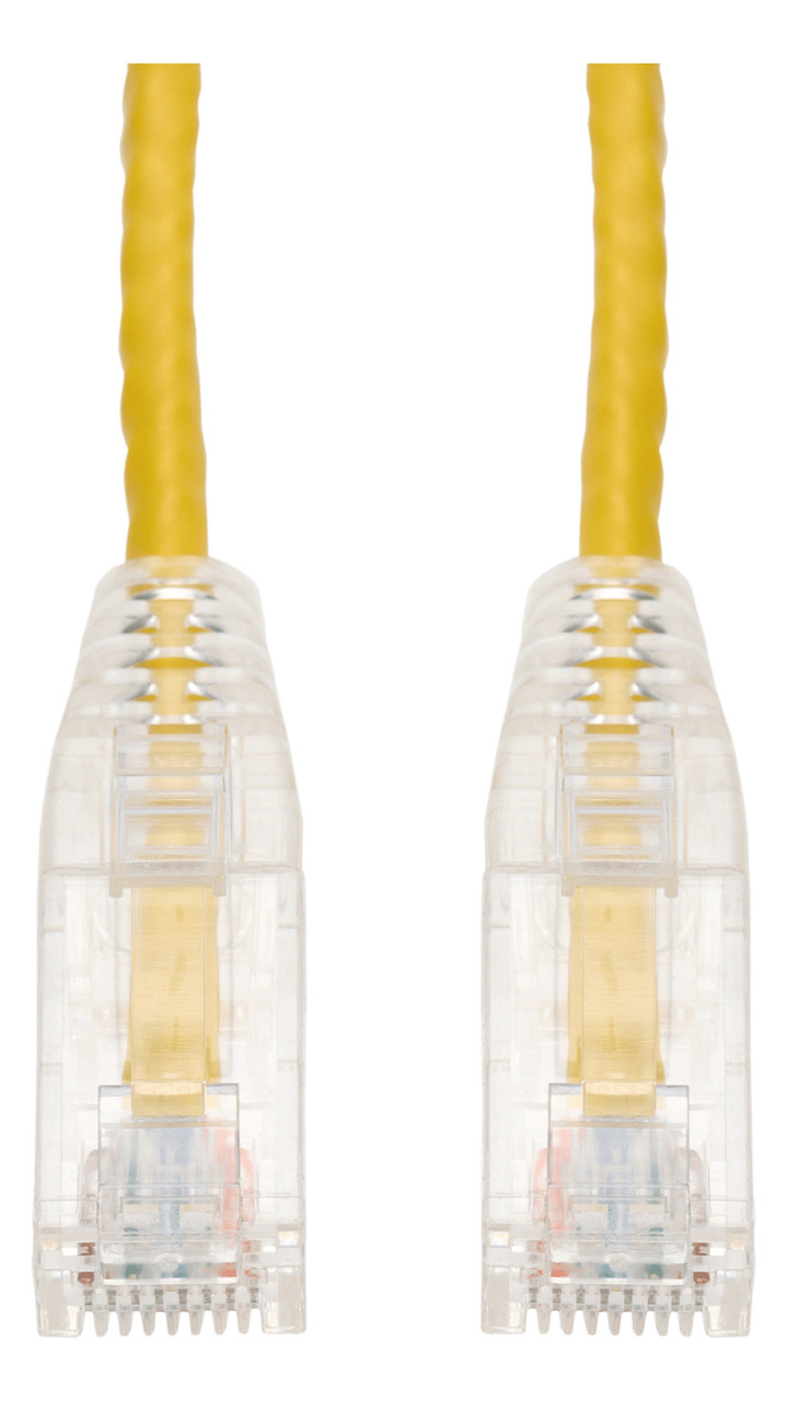 AddOn Networks ADD-35FSLCAT6A-YW networking cable Yellow 420.1" (10.7 m) Cat6a U/UTP (UTP)