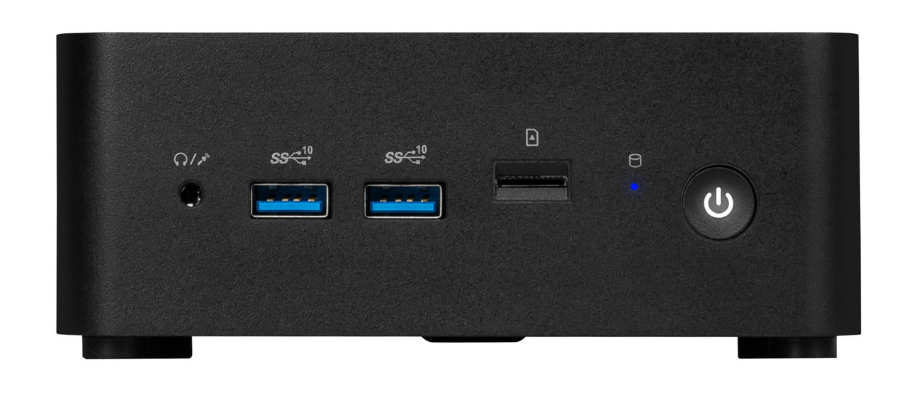 MSI Cubi NUC 13MQG-227US Intel® Core i5 i5-1345U 16 GB DDR5-SDRAM 1 TB SSD Windows 11 Pro Mini PC Black - CUBINUC13MQ227