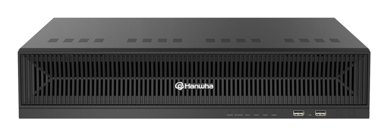 Hanwha WRN-1632S-40TB network video recorder Black