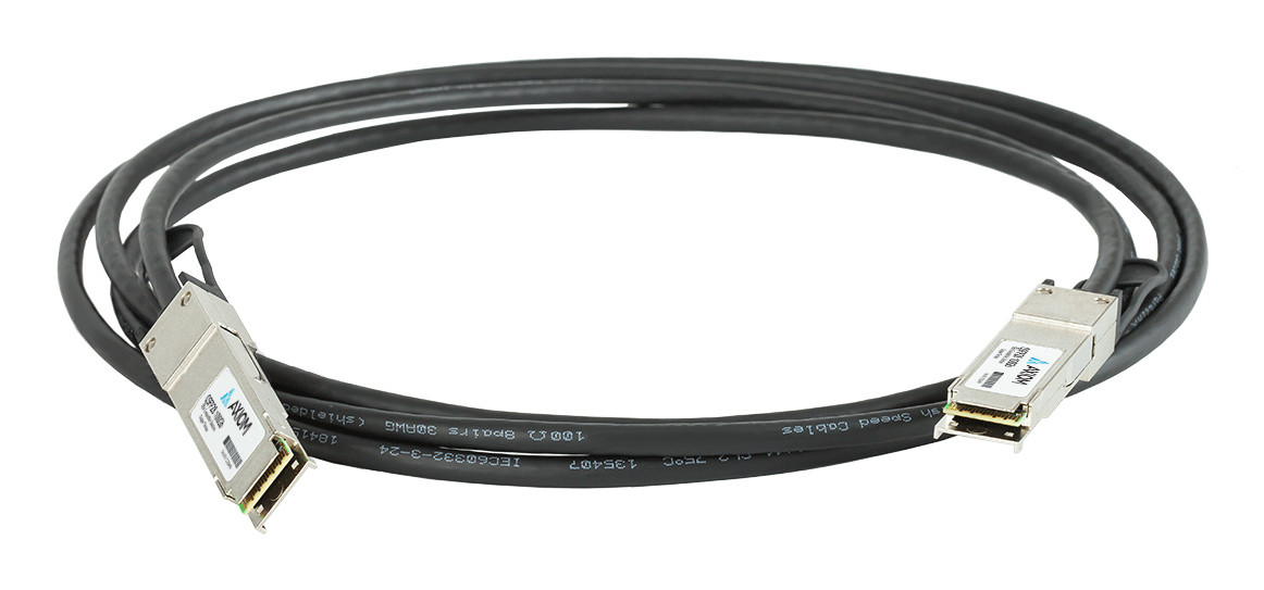 Axiom AXG97199 InfiniBand/fibre optic cable 78.7" (2 m) QSFP28 DAC Black