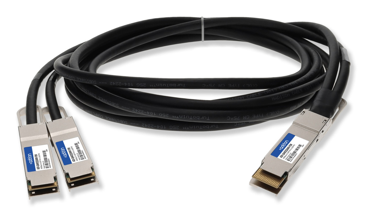 AddOn Networks ADD-Q4AR2Q56MX-P2M InfiniBand/fibre optic cable 78.7" (2 m) QSFP-DD 2x QSFP56 DAC Black