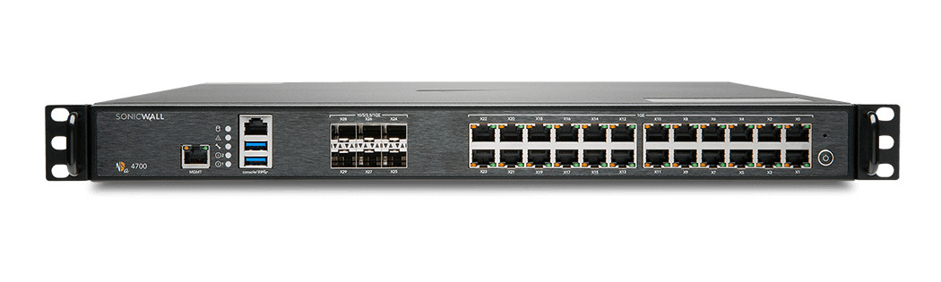SonicWall NSA 4700 hardware firewall 18 Gbit/s - 03-SSC-2981