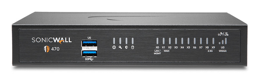 SonicWall TZ470 Wireless-AC hardware firewall Desktop 3.5 Gbit/s - 03-SSC-3017