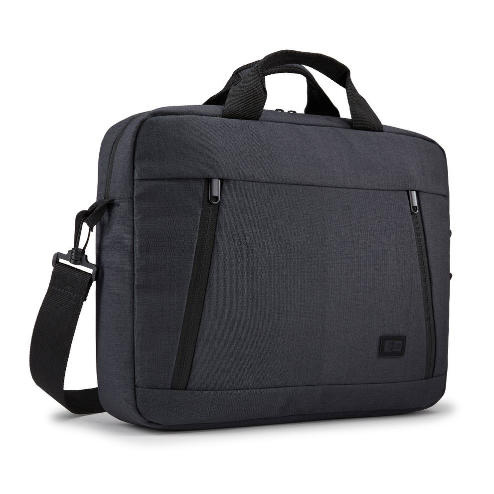 Case Logic Huxton HUXA214 Black 14" Briefcase Black, Gray - 3205368