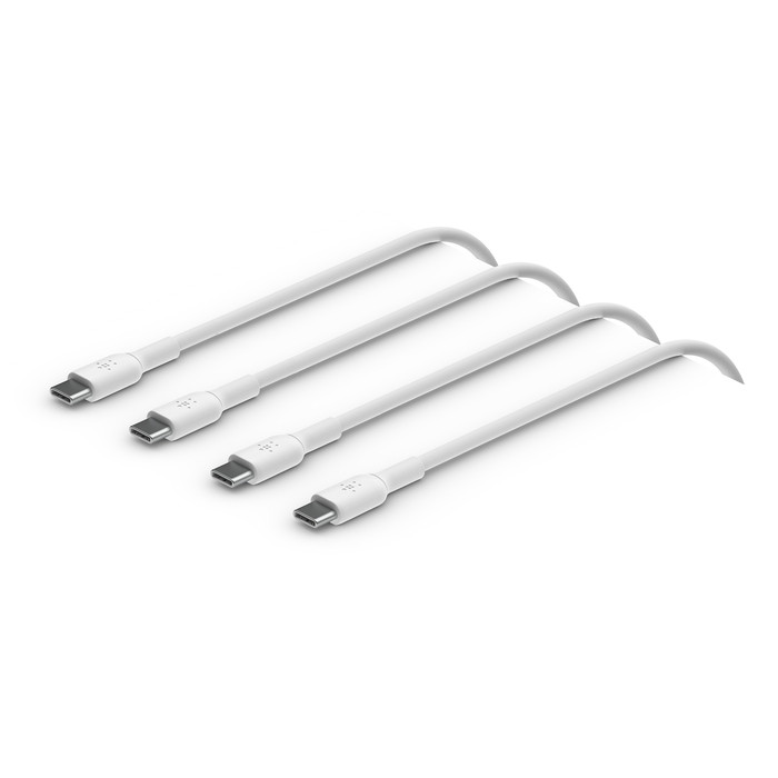Belkin BoostCharge USB cable USB 2.0 39.4" (1 m) USB C White - CAB003BT1MWH2PK