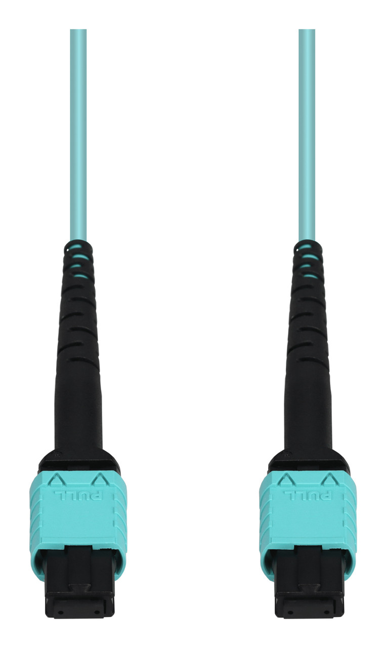 AddOn Networks 3M MPO F/F AQUA OM4 InfiniBand/fibre optic cable 118.1" (3 m) OFNP Aqua color - ADD-MPOMPO-3M5OM4PS