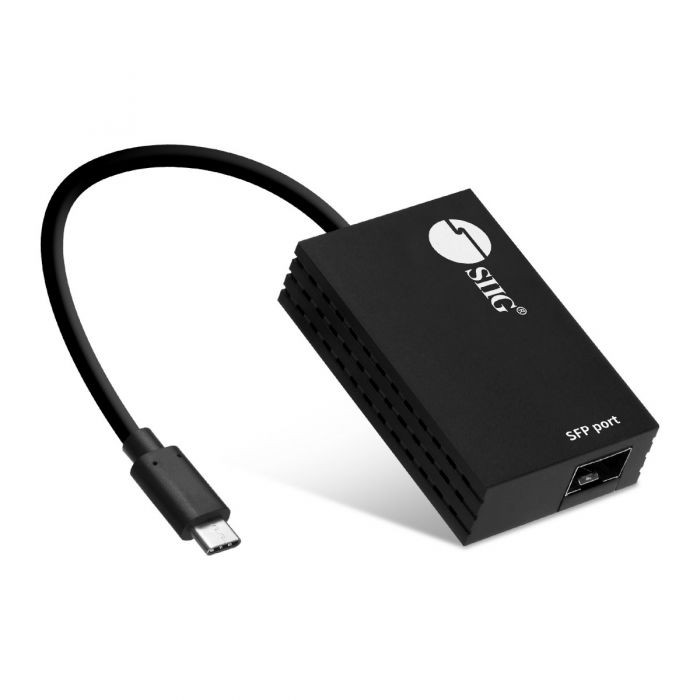 Siig USBC Ethernet Adapter 1000 Mbit/s Black 1 pc(s) - JU-NE0D11-S1