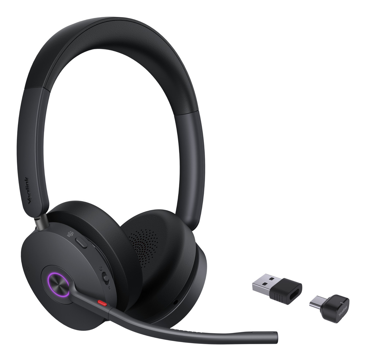 Yealink BH74 Teams USB-C/A Headset Wireless Head-band Office/Call center USB Type-C / USB Type-A Bluetooth Black - 1208678