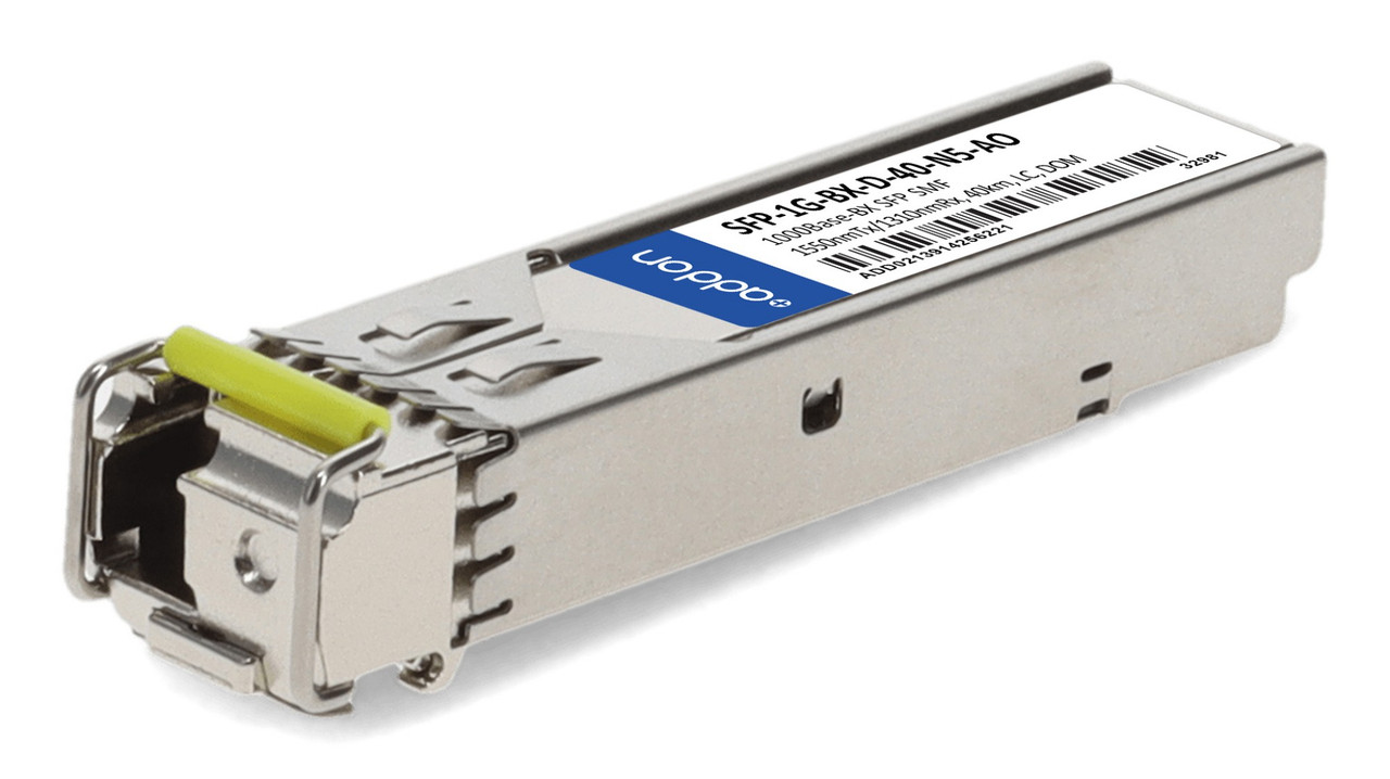 AddOn Networks SFP-1G-BX-D-40-N5-AO network transceiver module Fiber optic 1000 Mbit/s