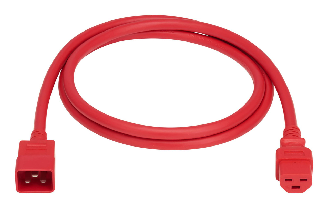 Eaton P035-006-ARD power cable Red 70.9" (1.8 m) IEC C20 C21 coupler