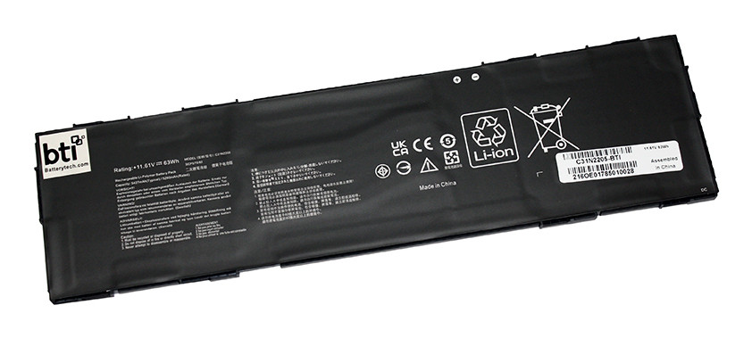 BTI C31N2205- industrial rechargeable battery Lithium-Ion (Li-Ion) 5427 mAh 11.6 V - C31N2205-BTI