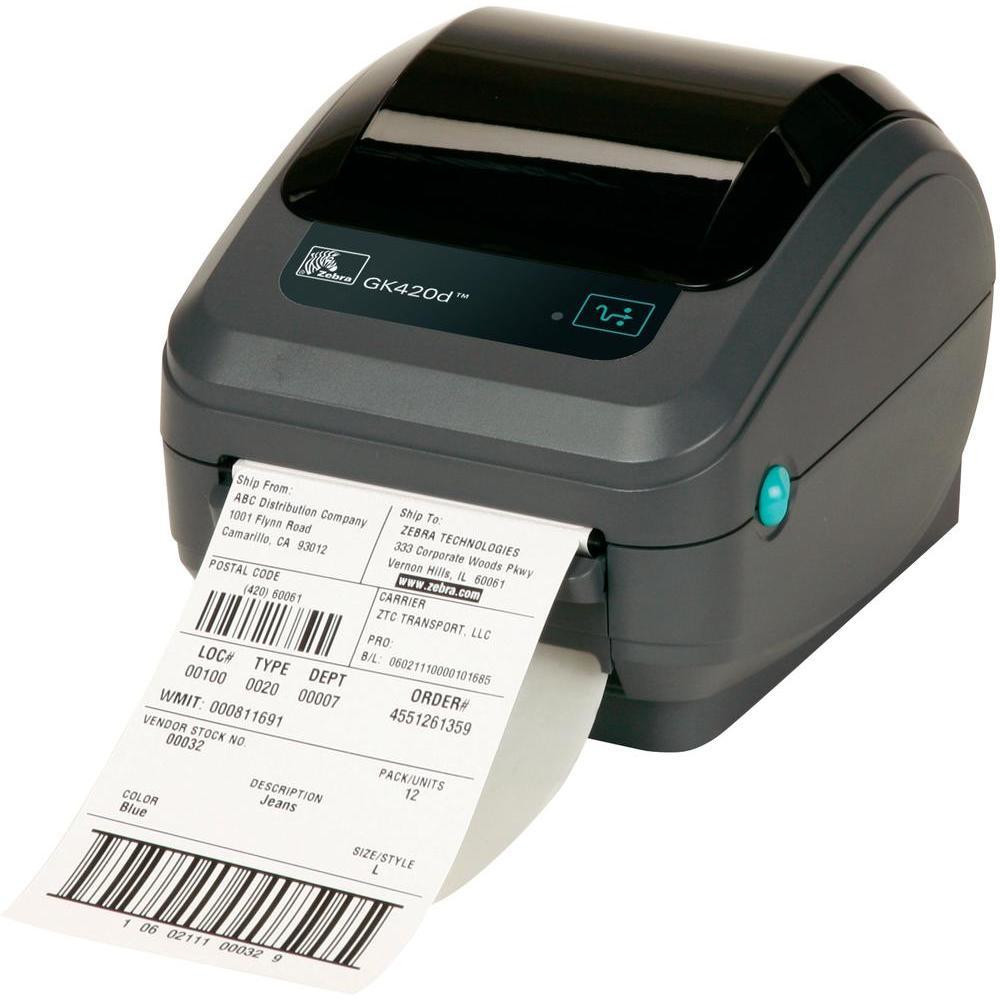 Zebra GK420d label printer Direct thermal 203 x 203 DPI 127 mm/sec Wired Ethernet LAN - GK42-202211-000