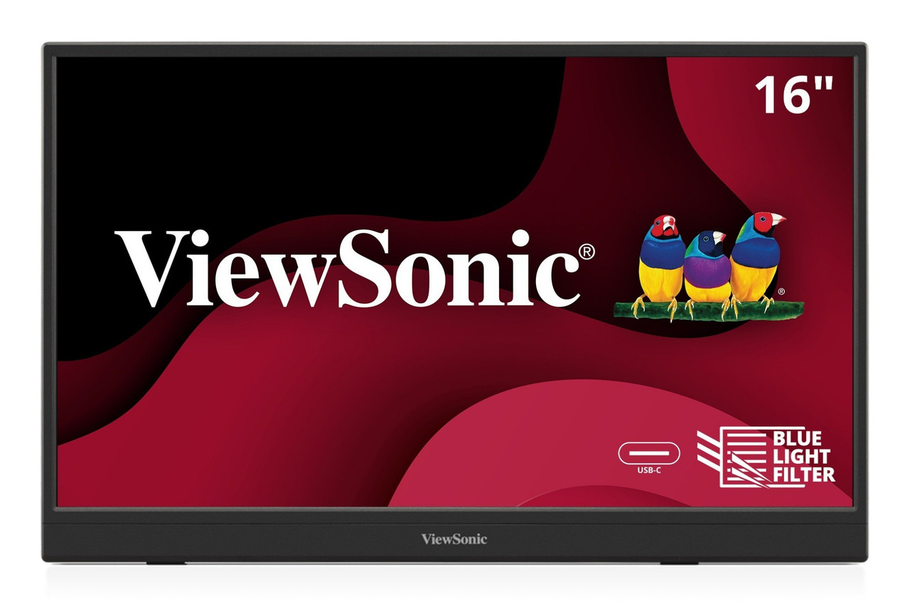 Viewsonic VA VA1653 computer monitor 15.6" 1920 x 1080 pixels Full HD LED Black