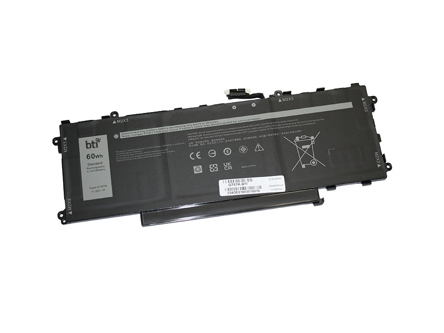 BTI GT6TK- industrial rechargeable battery Lithium-Ion (Li-Ion) 5065 mAh 11.55 V - GT6TK-BTI