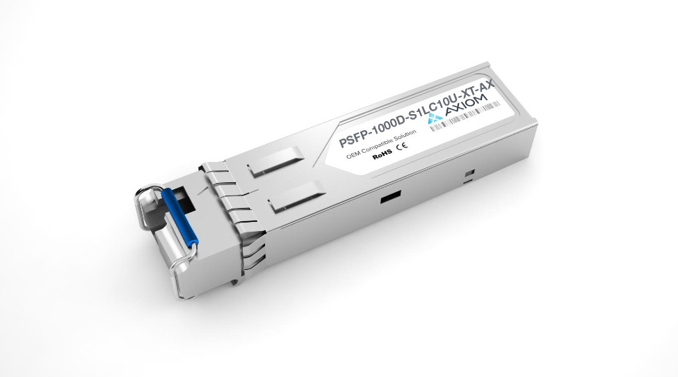 Axiom PSFP-1000D-S1LC10U-XT-AX network transceiver module Fiber optic 1000 Mbit/s SFP - PSFP1000DS1LC10UXTAX