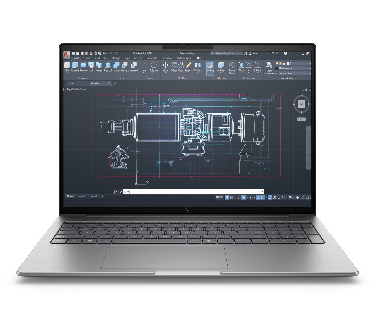 HP ZBook 8 G1i Wolf Pro Security Edition Intel Core Ultra 7 255H Mobile workstation 16" WUXGA 16 GB DDR5-SDRAM 512 GB SSD Wi-Fi 7 (802.11be) Windows 11 Pro AI PC Silver - BP6Y4UT#ABA
