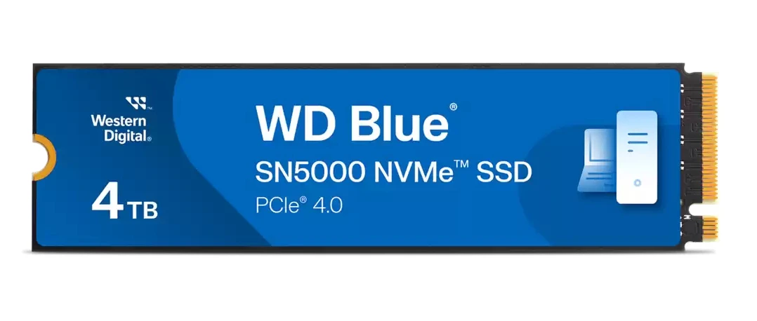 Western Digital WD Blue SN5000 NVMe 4 TB M.2 PCI Express 4.0 - WDS400T4B0E-00BKY0
