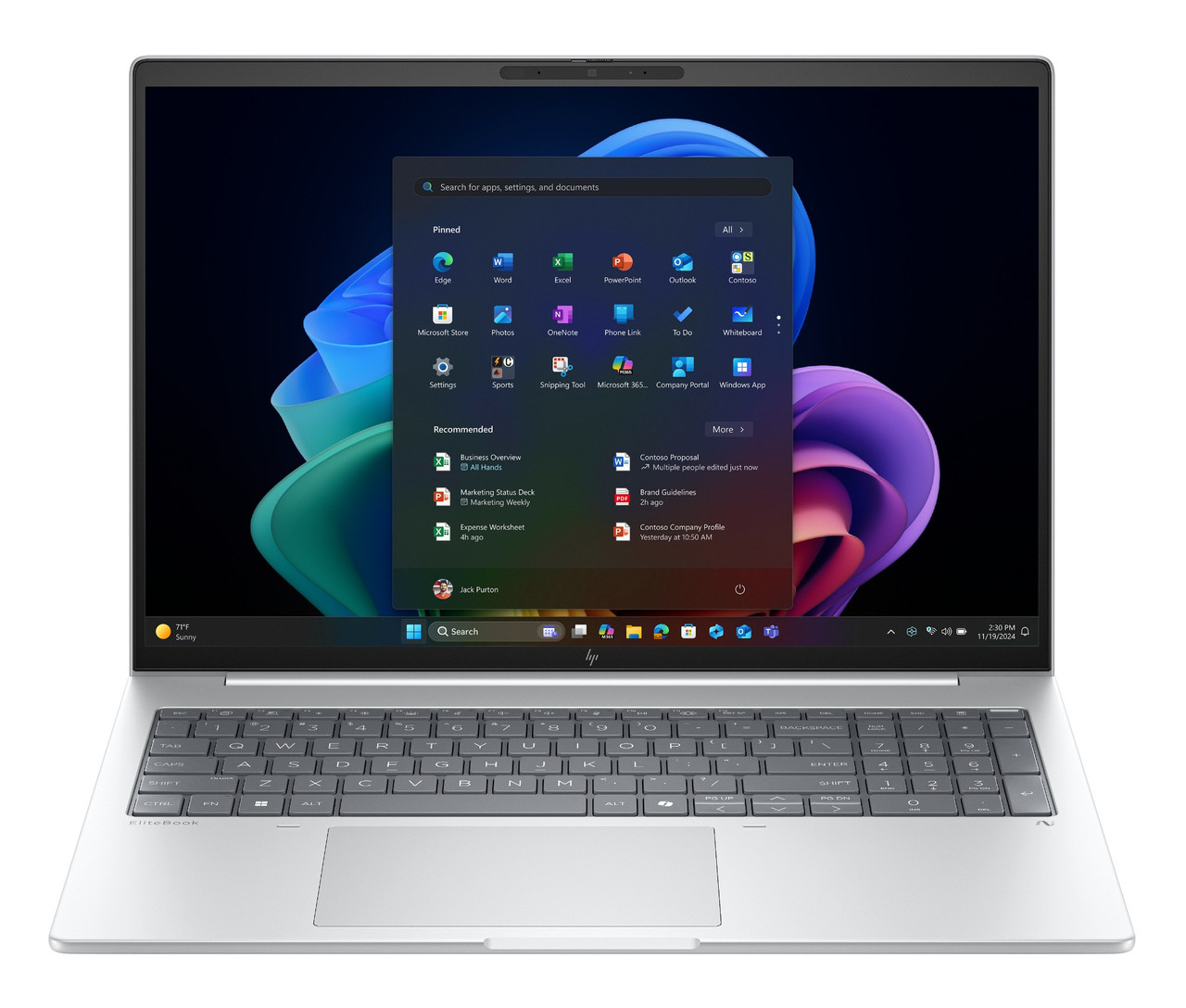 HP EliteBook 8 G1a Next Gen AI PC Wolf Pro Security Edition Copilot+ PC AMD Ryzen AI 5 PRO 340 Laptop 16" Touchscreen WUXGA 32 GB DDR5-SDRAM 512 GB SSD - BL8K4UT#ABA