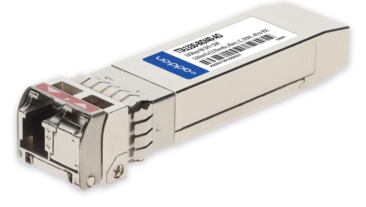 AddOn Networks TTA1330-BIDI40-AO network transceiver module Fiber optic 10000 Mbit/s SFP+