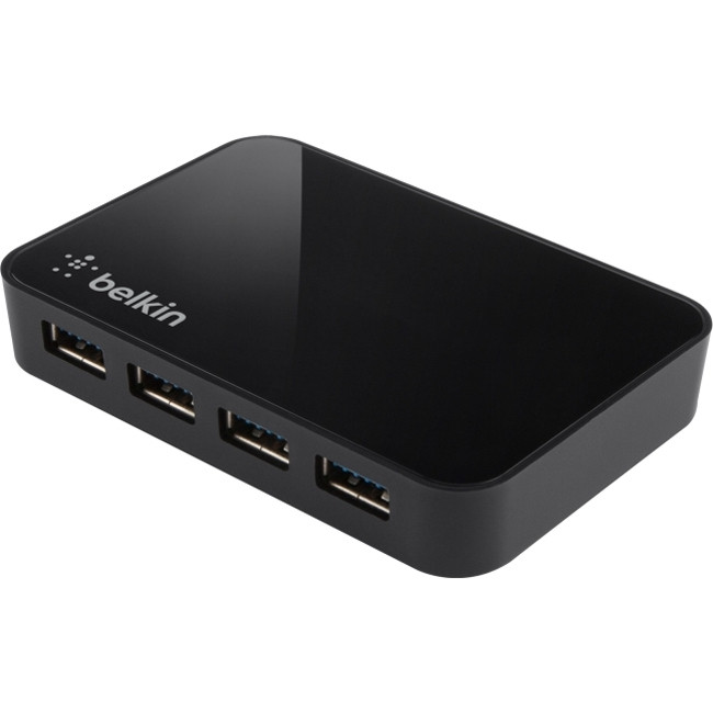 F4U058TT , Belkin F4U058TT interface hub 5000 Mbit/s Black