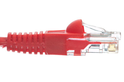 C6-RD-50-ENC , eNet Components Cat6 50ft. networking cable Red 598.4" (15.2 m) - C6-RD-50-ENC