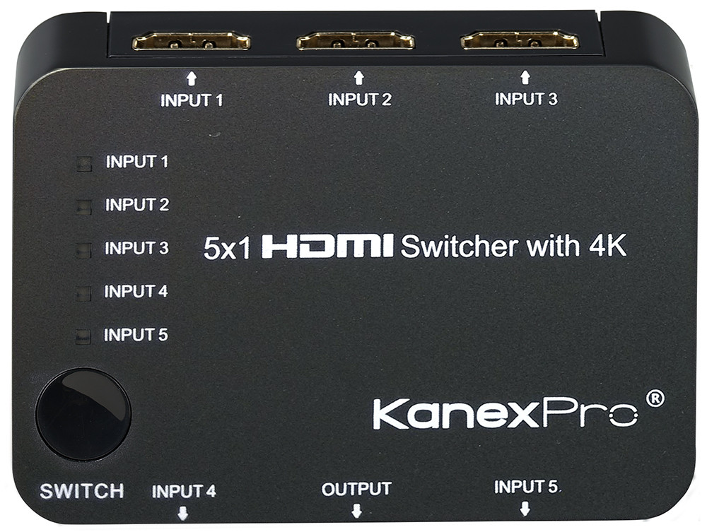 SW-HD5X14K , KanexPro SW-HD5X14K video switch HDMI